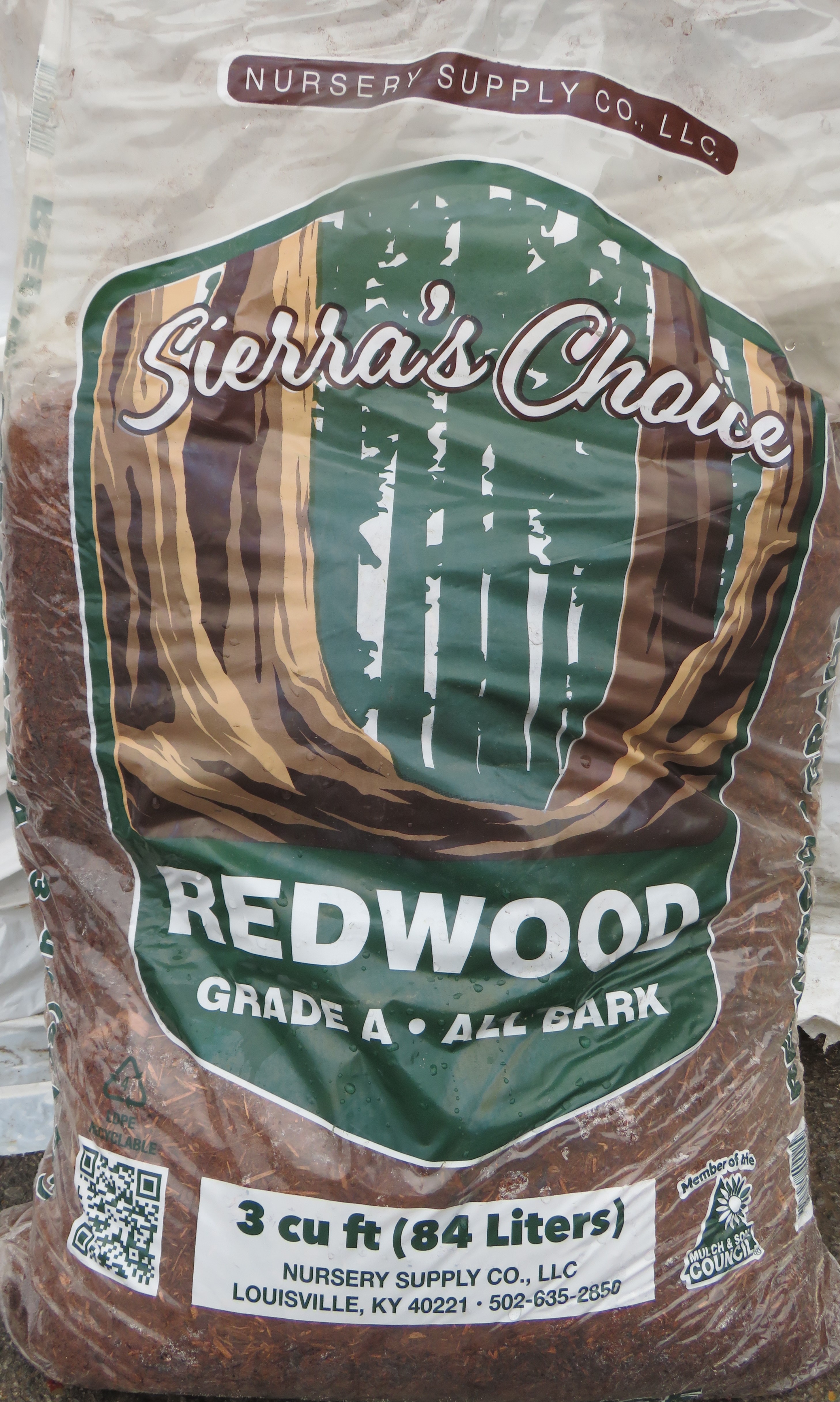 3 CuFt Sierra's Choice Redwood