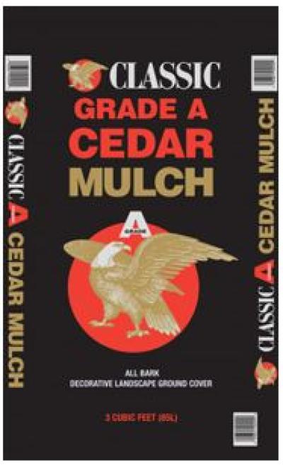 Grade A Cedar Mulch (3 cubic feet)