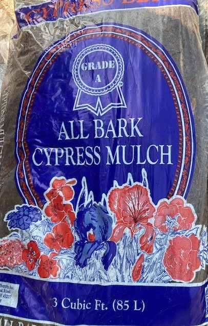 Cypress Bark Shredded Mulch (3 cubic feet)
